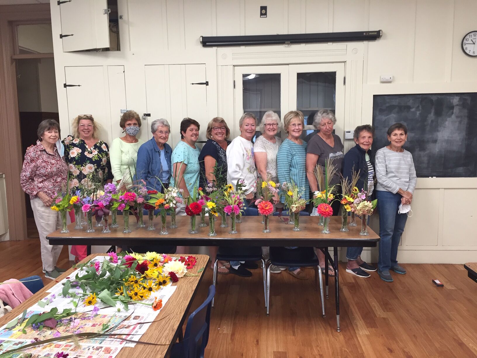 Creating florals for community
